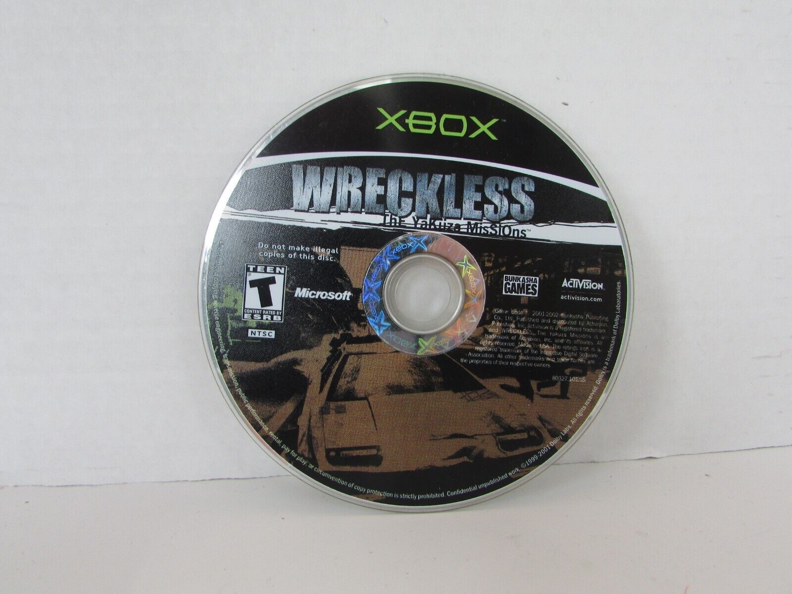 Primary image for XBOX WRECKLESS THE YAKUSA MISSIONS VIDEO GAME ACTIVISION