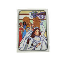 VINTAGE 1983 MATTEL FIGURINE PANINI BARBIE ALBUM STICKER NOS NEW OLD STO... - $9.41