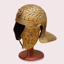 Medieval Brass Roman Helmet Xanten Gallic Helmet Hand carved Historical ... - $183.14