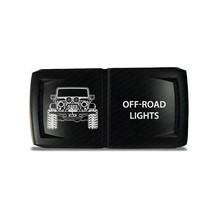 CH4x4 Rocker Switch V2  Off-Road Ligths  Symbol - Horizontal - Red LED - £13.19 GBP