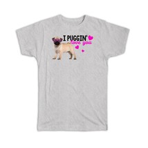 Cute Pug Puppy Photography : Gift T-Shirt Valentines Day Funny Dog Pet Animal Gl - £14.14 GBP