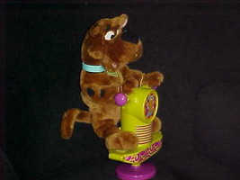 Talking Scooby Doo Plush On Pogo Stick Toy Works From Cartoon Network 2000  - £38.87 GBP