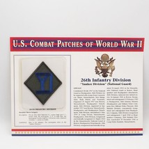 U.S.Combat Correctifs De Guerre Mondiale II 26th Infantry Division Épaul... - $33.65