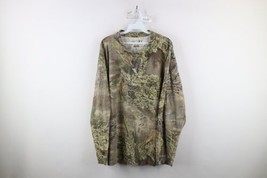 Vintage Streetwear Mens 2XL Distressed Camouflage Long Sleeve Pocket T-Shirt - £35.00 GBP