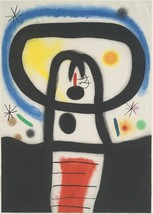 Joan Miro Equinox Platte Signiert Offset Lithographie Surrealismus Kunst - £33.47 GBP