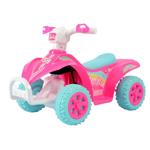 Licensed  6V Battery Powered Ride on ATV for Kids Ages 2-5 Years Old, Pink - £63.66 GBP