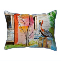 Betsy Drake Betsy&#39;s Pelican Extra Large 20 X 24 Indoor Outdoor Pillow - £55.38 GBP