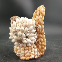 Cat Figurine Made Of Tiny Sea Shells, Vintage 4&quot; Tall - €12,85 EUR