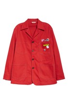 Men&#39;s Marni Drill Chore Jacket, Size 52EU/42US/XL - Red - £264.81 GBP