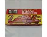 Vintage Dragon Dominoes Halsam Products Double Nine 55 Pieces Board Game - $21.37