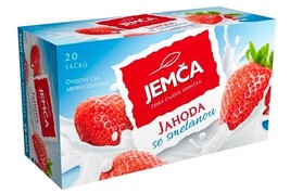 JEMCA Strawberries &amp; Cream Tea - 20 tea bags- Made in Czech Republic FREE SHIP - £7.35 GBP