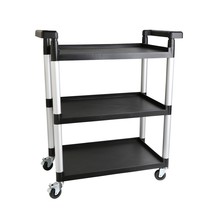 75 Lbs Each Tray Plastic Utility Cart Antiskid Wheels Light-Duty Tool Sh... - £79.12 GBP