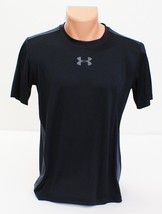 Under Armour Moisture Wicking Black Short Sleeve Athletic Shirt Youth Boy's NWT - £27.96 GBP