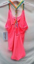 Girls' Large (10/12 ) Flounce Pink One Piece Swimsuit - Cat & Jack image 3