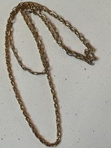 Vintage Lot of 2 Twist &amp; Open Oval Long Chain Necklace – shortest chain is 24 in - £8.99 GBP