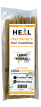 Large Herbal Beeswax Harmony&#39;s Ear Candles- 10 Pack - £36.82 GBP