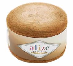 Alize Angora Gold Ombre Batik 20% Wool 80% Acrylic Soft Turkish Yarn Lot of 2 Sk - £24.92 GBP
