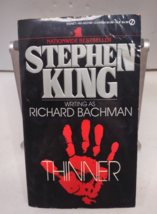 Stephen King as Richard Bachman Paperback Novel Thinner 1985 1st Signet Printing - $4.69