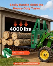 VEVOR Skid Steer Pallet Frame with Hitch Receiver & Spear Sleeves for JD Loaders - €330,79 EUR
