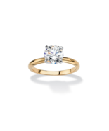 PALM BEACH BY SETA 14K GOLD SIZE 6 SOLITAIRE RING - $20.42 CAD