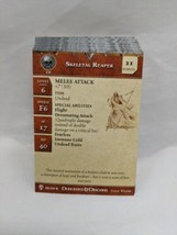 Lot Of (30) Dungeons And Dragons Blood War Miniatures Game Stat Cards - $48.10