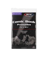 5 packs of 50 (250) BCW 7 ⅛&quot; x 10 ½&quot; Premade Silver Age Comic Book Bags ... - €89,48 EUR