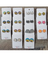 Handcrafted laser cut stud earrings, NEW, Sold per pair - $10.94 CAD