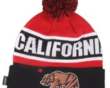 Dissizit! Cali Oso California Rojo Negro Pompón Gorro Slick La Compton I... - $17.99