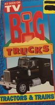 Big Trucks Tractors &amp; Trains VHS von Uav Corp Tested Rare Vintage-Ship n 24 - £210.47 GBP