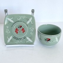 c1973 ROK 7928th MND Unit Commemorative Celadon Tea Cup &amp; Saucer Republi... - £260.66 GBP