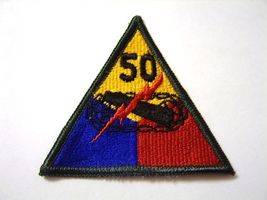 50th ARMORED DIVISION ORIGINAL PATCH FULL COLOR - $4.95