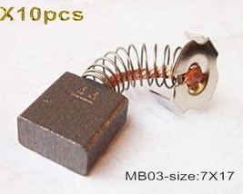 MSP X10pcs Carbon Brush 7X17mm NO44 4pole motor Kymco Mobility Scooter p... - £31.45 GBP