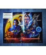 Star Wars Clone Wars Cast Hand Signed Autograph 11x14 Photo COA Katee Sa... - $4,751.71 MXN
