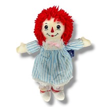 Raggedy Ann Cloth Doll 12” Applause Vintage W/ Tags Embroidered  - £12.55 GBP