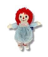 Raggedy Ann Cloth Doll 12” Applause Vintage W/ Tags Embroidered  - £12.53 GBP
