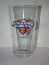 2012 WORLD SERIES CHAMPIONS - SAN FRANCISCO GIANTS - Budweiser Pint Glas... - £27.73 GBP