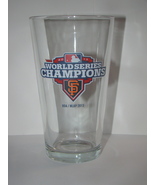 2012 WORLD SERIES CHAMPIONS - SAN FRANCISCO GIANTS - Budweiser Pint Glas... - £27.94 GBP