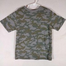 Cat &amp; Jack Tee Shirt Boys Size Small 6-7 Camo Short Sleeve Crew Neck - $4.99