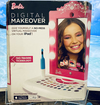 Barbie DIGITAL MAKEOVER Vanity Mirror Makeup Interactive IPad Mattel~OPE... - $21.94