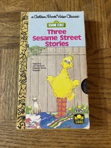 Sesame Street Three Sesame Street Stories VHS - £9.25 GBP