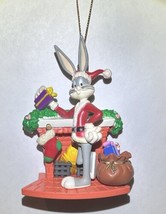 Bugs Bunny Loney Tunes Christmas Ornament Vintage 1998 - £12.53 GBP