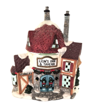 Vintage O&#39;Well Lions Inn &amp; Tavern Lighted Porcelain Holidays Collectibles 9&quot; - £23.98 GBP