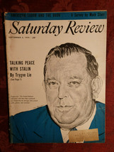 Saturday Review September 4 1954 Trygve Lie United Nations Mark Starr - $14.40