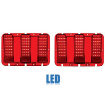 67 68 Ford Mustang Rear Red LED Tail Turn Signal Brake Light Lamp Lenses... - £100.50 GBP