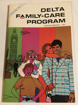 Vintage Delta Family Care Booklet 1971 - £9.35 GBP