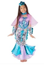 Teetot Boys Girls Sparkly Mermaid Costume Multicolor Dress Cape Tiara Ha... - $1,201.53 MXN