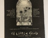 4 Little Girls HBO Documentary Print Ad Vintage Spike Lee TPA2 - £4.66 GBP