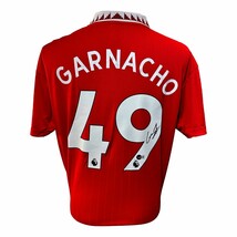 Alejandro Garnacho Autographed Manchester United Soccer Jersey BAS COA S... - $449.95