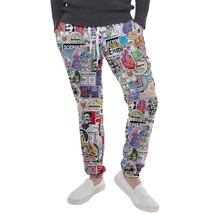 Science Sticker Bomb Style Sport jogger pant Streetwear sweatpants - £27.52 GBP+