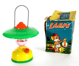 Vintage Plastic Battery Operated Toy Lamp w/ Sniffles the Mouse Box - Hong Kong - £29.43 GBP